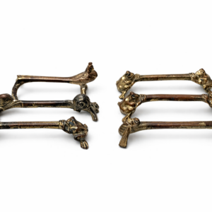 Art Nouveau set of knife rests