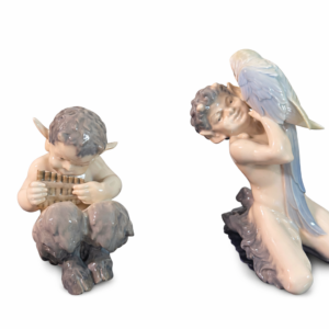 Royal Copenhagen Porcelain Figurines of Fauns