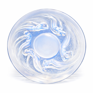 Rene Lalique opalescent Ondines plate