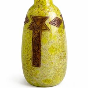 LEGRAS, ART DECO VASE IN MARBLED GLASS