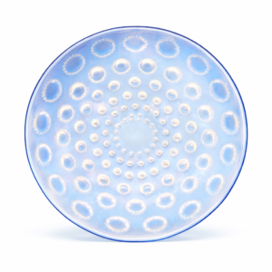 Rene Lalique Opalescent Asters Plate