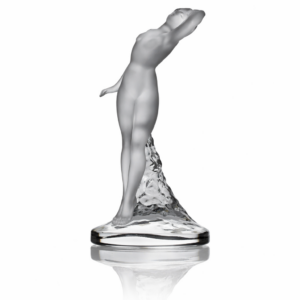 Rene Lalique Glass Statue of Naked Woman