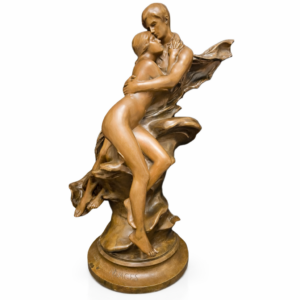 LARGE BRONZE sculpture "IN THE CLOUDS"