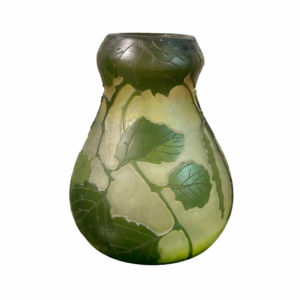 Art Nouveau Legras Cameo Glass Vase, France